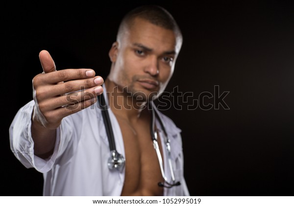 Sexy Naked Doctor Inviting You His库存照片 Shutterstock