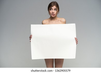 Sexy Naked Girl Poster Clean Skin