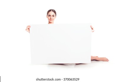 Sexy Naked Girl Poster Clean Skin Stock Photo Shutterstock