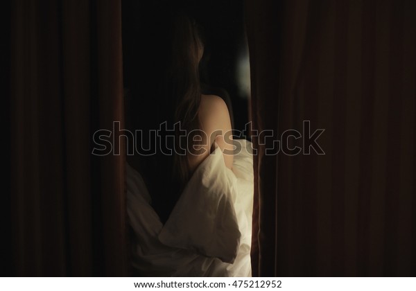 Sexy Nude Woman On Window Stock Photo Edit Now