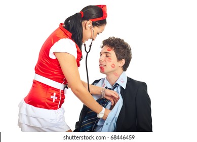 Nurse Kissing