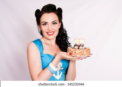 Pin Up Happy Birthday Images Photos Et Images Vectorielles De Stock Shutterstock