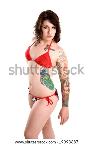 Sexy punk girls in bikini pics 31