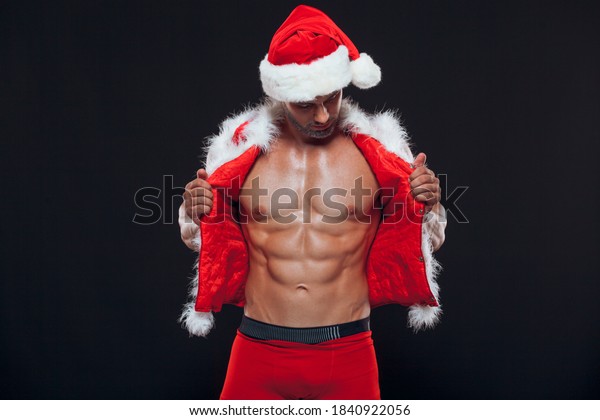 santa abs shirt