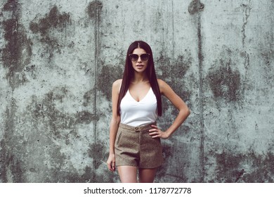 Cheerful Young Teen Girl Denim Shorts Stock Photo Edit Now 312966287 Cheerful Young Teen Girl Denim Shorts Stock Photo Edit Now 312966287