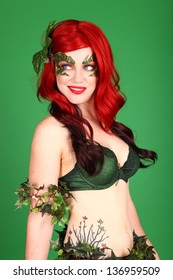 Sexy Superhero Real Life Poison Ivy Woman