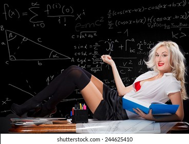 anything to please the sexy teacher