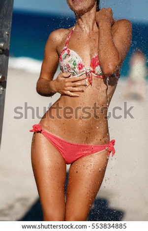 Hot wet shower