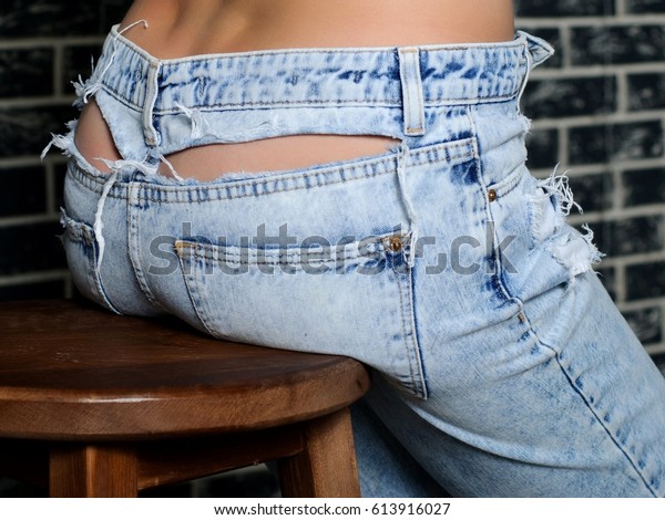 Ziegenbock Öffentlichkeit Erfüllen butt ripped jeans Cater Grusel unterbrechen