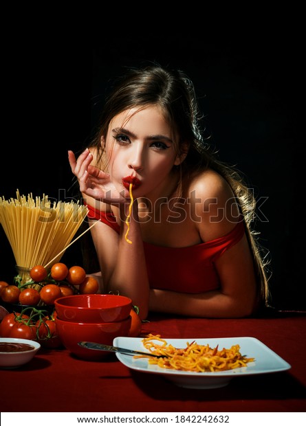 Sexy Women With Food