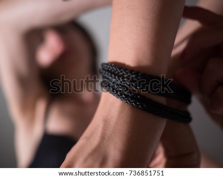 Sexy Woman Play Bdsm Soft Bondage Games Sexy Woman Play Bdsm Soft Bondage Games