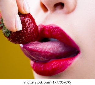 Sexy Womans Lips Erotic Concept Sexy Stock Photo Shutterstock