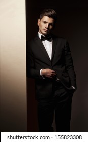 Sexy Young Man In Suit