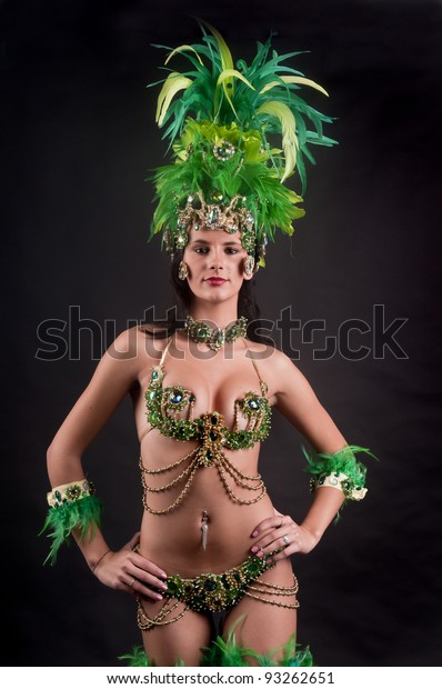 ondernemer Gevaar Alstublieft Sexy Young Woman Brazilian Style Carnaval Stock Photo (Edit Now) 93262651