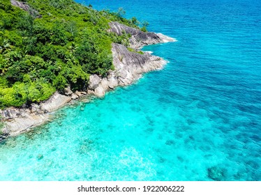 Seychelles Mahé Beach And Sea