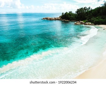 Seychelles Mahé Beach And Sea