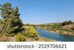 Seyhan River in Cicekli village in Adana in October