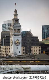 SF Ferry Building During The Evening 