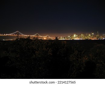 SF Skyline At Night From Treasure Island 2003