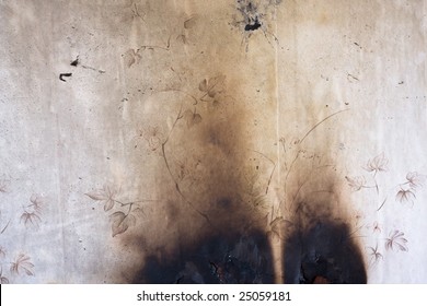 Shabby Burnt Wall