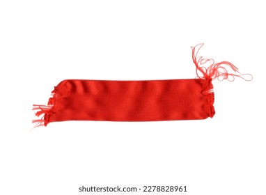 Shabby red haberdashery ribbon craft