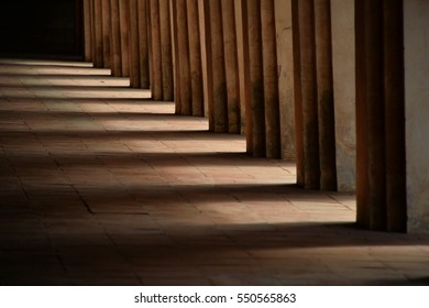 Shade And Shadow To Colonade