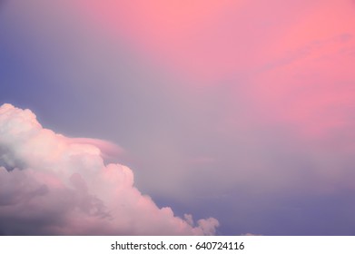 Shade Sky Pink Clouds Twilight Abstract Stock Photo 640724116 ...