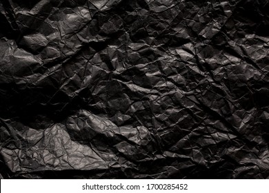 Shades Of Grey Graphite Background Texture. Black, Gray And White Wrinkled Paper Backdrop. 