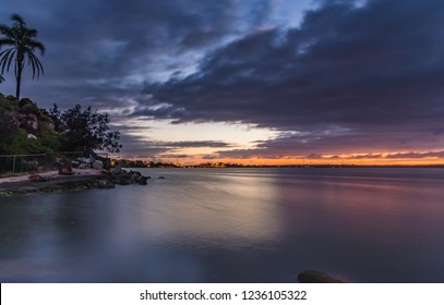 Shades of Sunrise by the Lake - Tuggerah Lake, Pipeclay Point, Gorokan on the Central Coast of NSW, Australia. - Shutterstock ID 1236105322