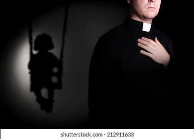 Shadow Of A Child On A Swing, And The Priest