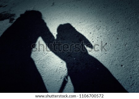 Similar – Image, Stock Photo Mr and G´scher Shadow