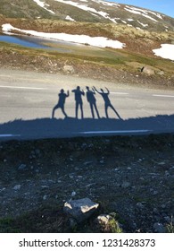 Shadow of four