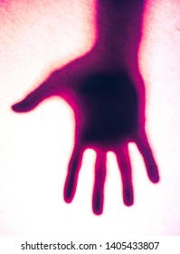 Shadow Hand In Crimson Grey Colors