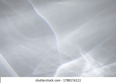 Shadow And Light Caustic Effect On A White Wall