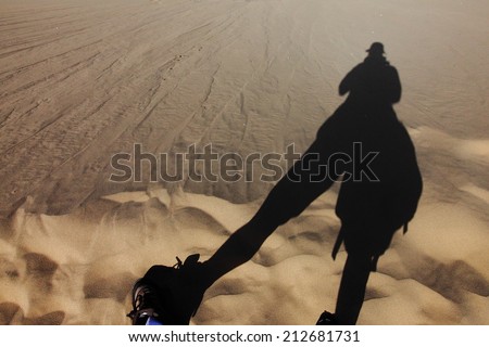 Similar – Image, Stock Photo Run to the abyss