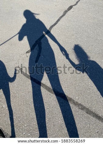 Similar – Image, Stock Photo Mr and G´scher Shadow