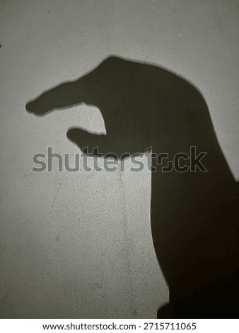 Shadow of a snake is shapped like 