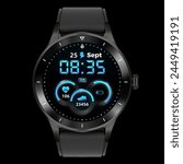 "Shadow Tech Timepiece" suggests a sleek, digital men