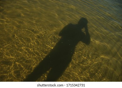 Shadow That Is Reflected In The Seabed.