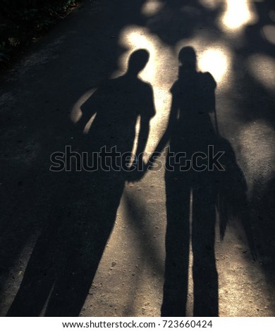 Similar – Image, Stock Photo beach walk Well-being