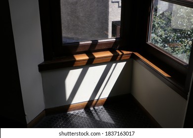 Shadow of the window indoor