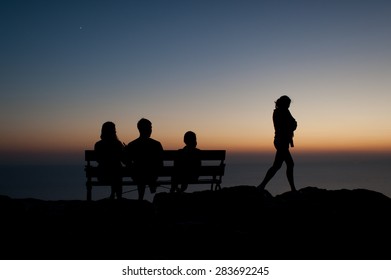  shadowgraph on a sunset