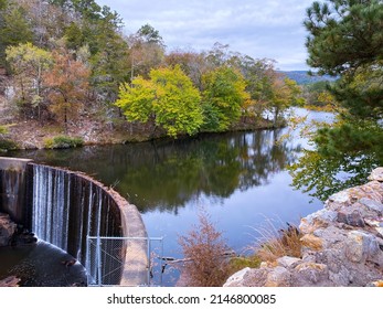 The Shady Lake Dam In Arkansas