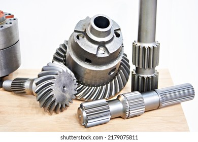 Shaft And Gears Metal Spiral Bevel