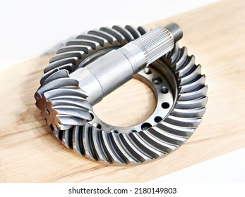 Shaft And Gears Metal Spiral Bevel Industrial