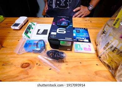 SHAH ALAM, MALAYSIA - 15th February 2021:  Pictures The Go Pro Hero 9 Black Edition And Its Accesory Sold In One Shop In Shah Alam.

