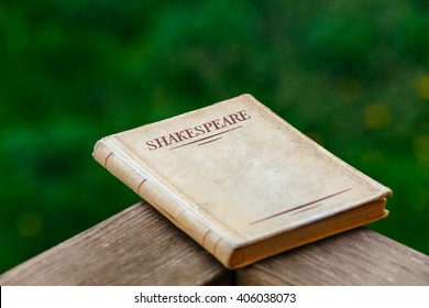 Shakespeare Book On Green Background