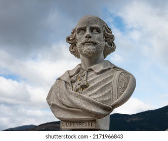 Shakespeare Bust Stone Sculpture Portrait