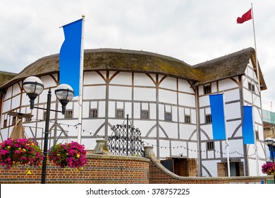 The Shakespeare Globe Theatre In London. England, UK