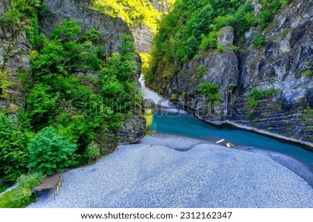 Shala River in Northern Albania